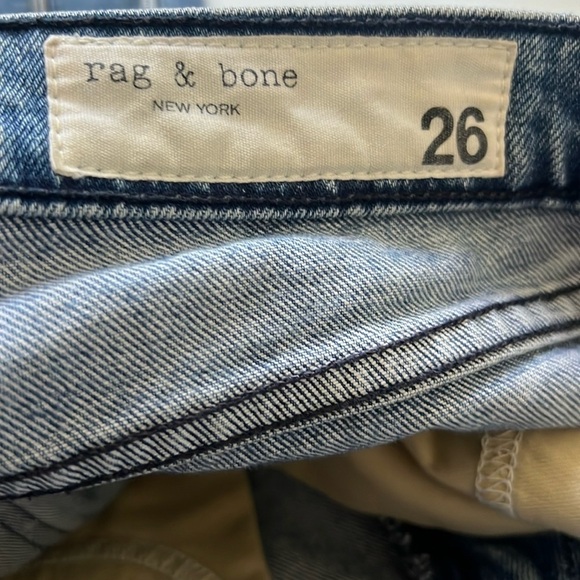 Rag & Bone Iver Slim High Rise Cropped Boot Cut Jeans - Picture 7 of 11